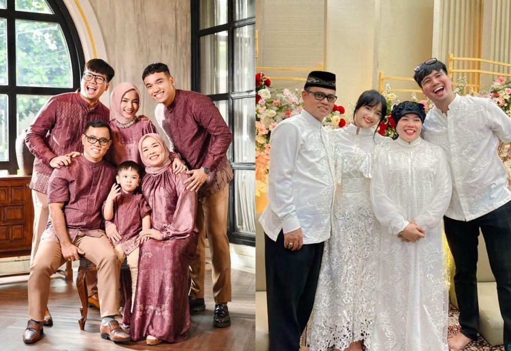 10 OOTD Lebaran ala Keluarga Oma-Opa Gala Sky, Modis di Hari Raya!