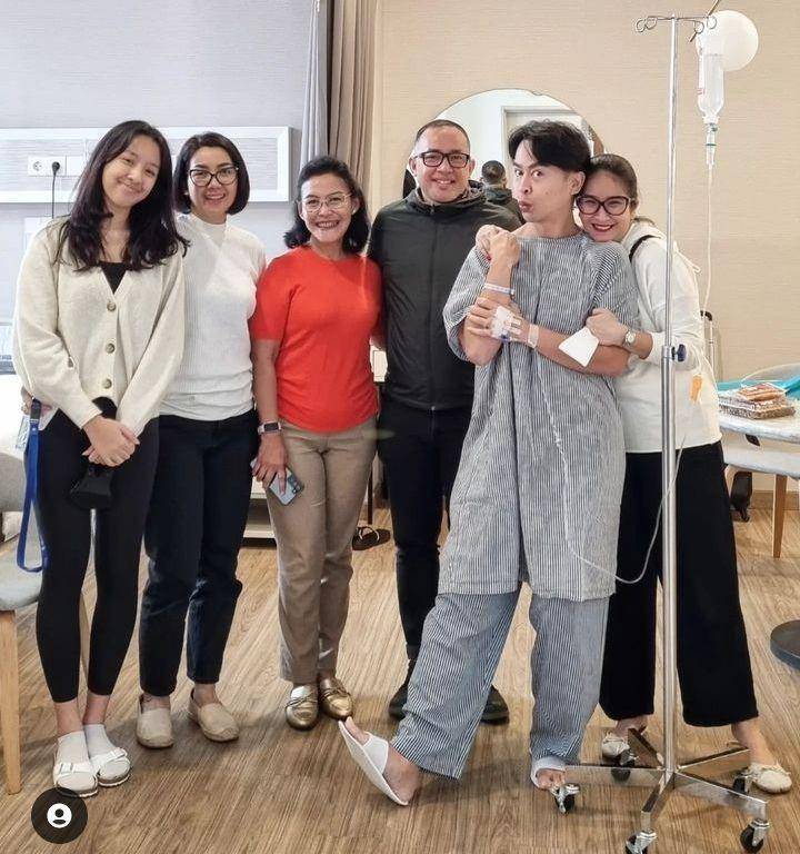 Dave operasi jantung (Instagram.com/novitaangie)