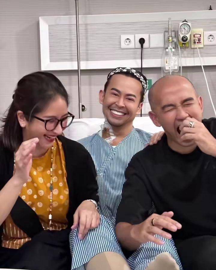 Dave operasi jantung (Instagram.com/novitaangie)