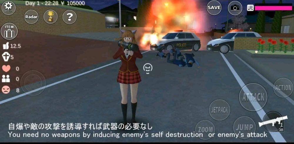 potret game Sakura School Simulator (dok. Garusoft Development Inc./Sakura School Simulator)