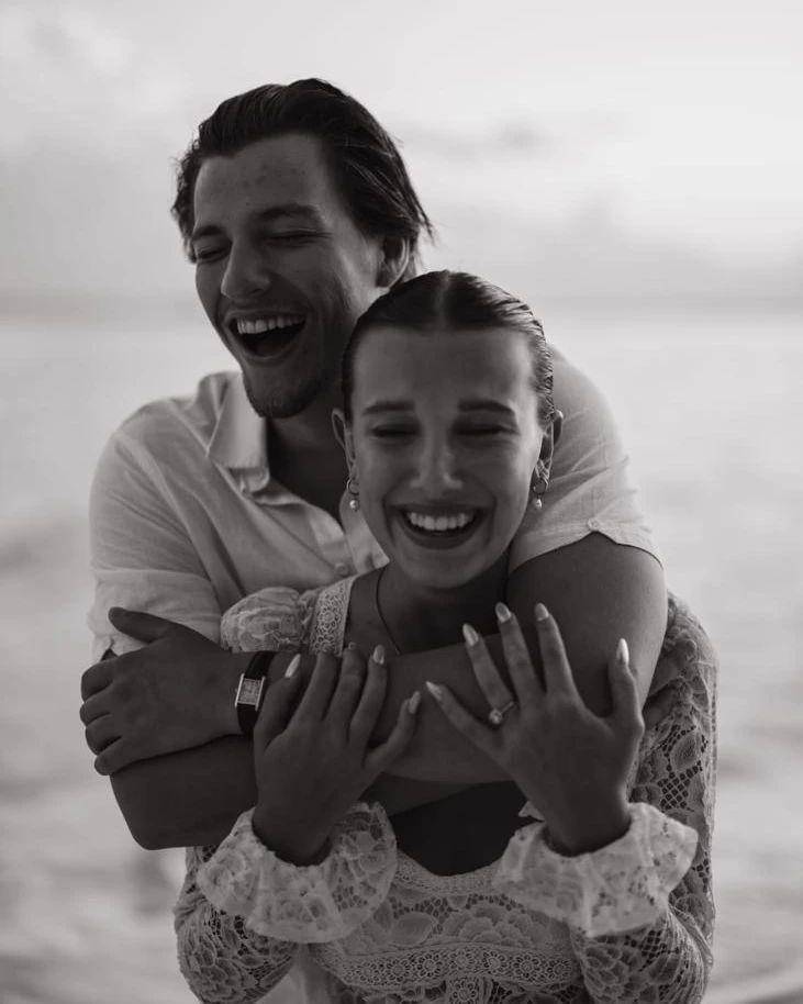 Jake Bongiovi dan Millie Bobby Brown (instagram.com/milliebobbybrown)