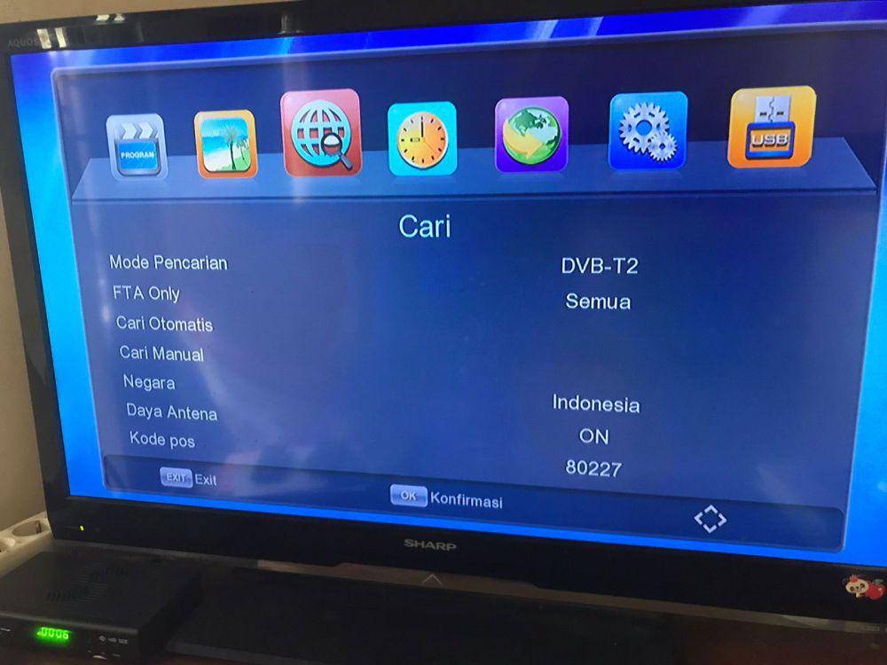 Tampilan pengaturan Advance STP-01. (dok. pribadi/Ari Budiadnyana)
