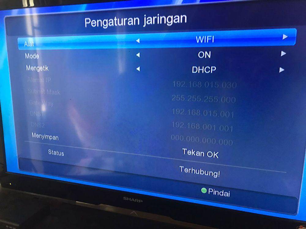 Tampilan pengaturan Advance STP-01. (dok. pribadi/Ari Budiadnyana)