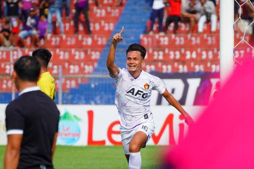 Hamra Hehanusa saat bermain di Persik Kediri. IDN Times/ istimewa