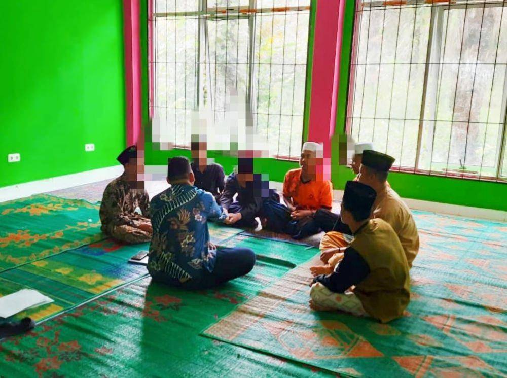 Kemensos Lakukan Hipnoterapi pada 25 Santri di Padang Lawas (dok. Kemensos)