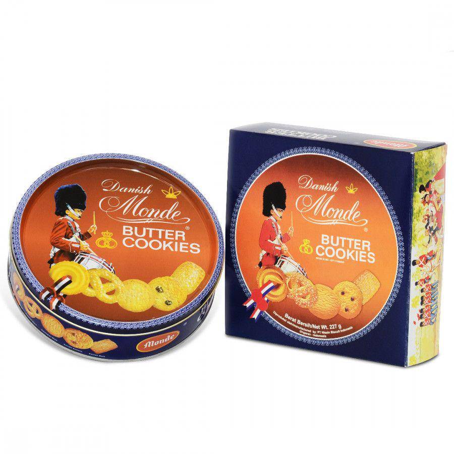 Monde Butter Cookies Blue Shell (dok. Monde Mart)