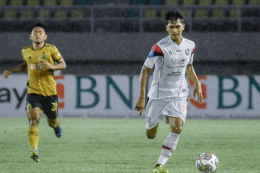 Arema FC saat menghadapi Bhayangkara FC di putaran pertama Liga 1 2022/2023. (instagram.com/aremafcofficial)