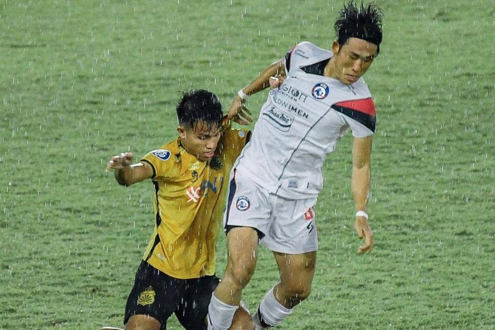 Arema FC saat menghadapi Bhayangkara FC di putaran pertama Liga 1 2022/2023. (instagram.com/aremafcofficial)