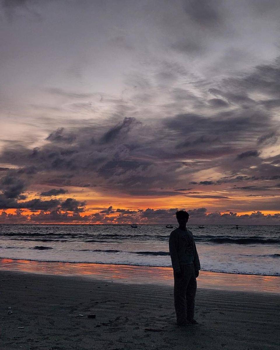 postingan Instagram Ahn Bo Hyun liburan di Bali (instagram.com/bohyunahn)