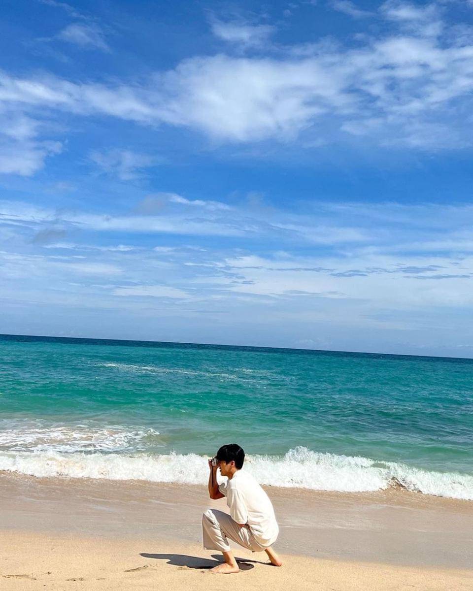 postingan Instagram Ahn Bo Hyun liburan di Bali (instagram.com/bohyunahn)