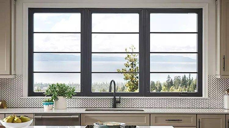 Bingkai jendela modern (bhg.com/ ANDERSEN WINDOWS)