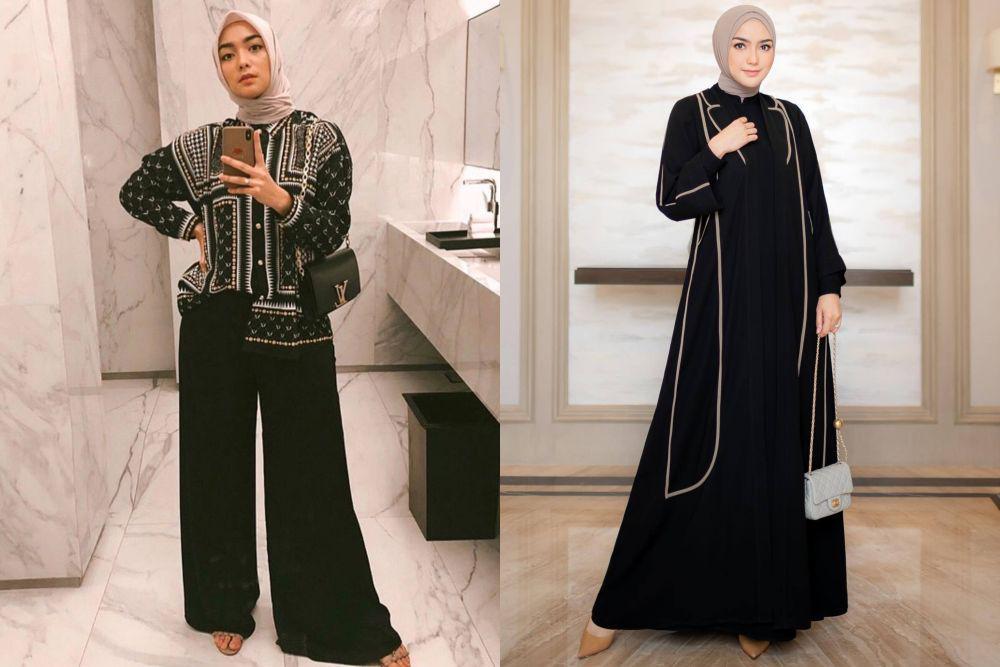 9 Ide Padu Padan Outfit Hitam ala Citra Kirana, Gayanya Elegan!