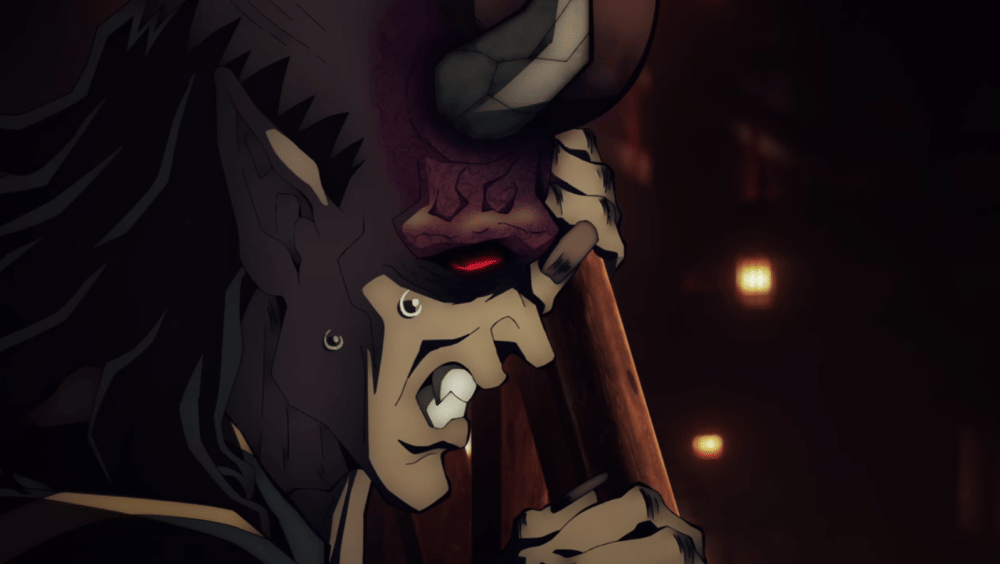 Hantengu, Upper Moon 4 (dok. Ufotable/ Kimetsu no Yaiba Swordsmith Village Arc)