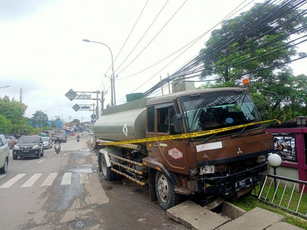 Polisi Tetapkan Tersangka Sopir Truk yang Tewaskan 3 Orang di Balaraja