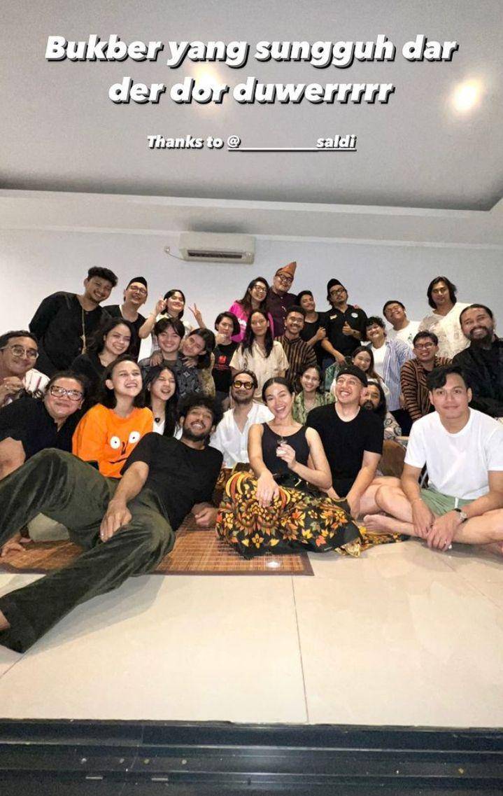 potret bukber Yura Yunita cs (instagram.com/kristo.immanuel)