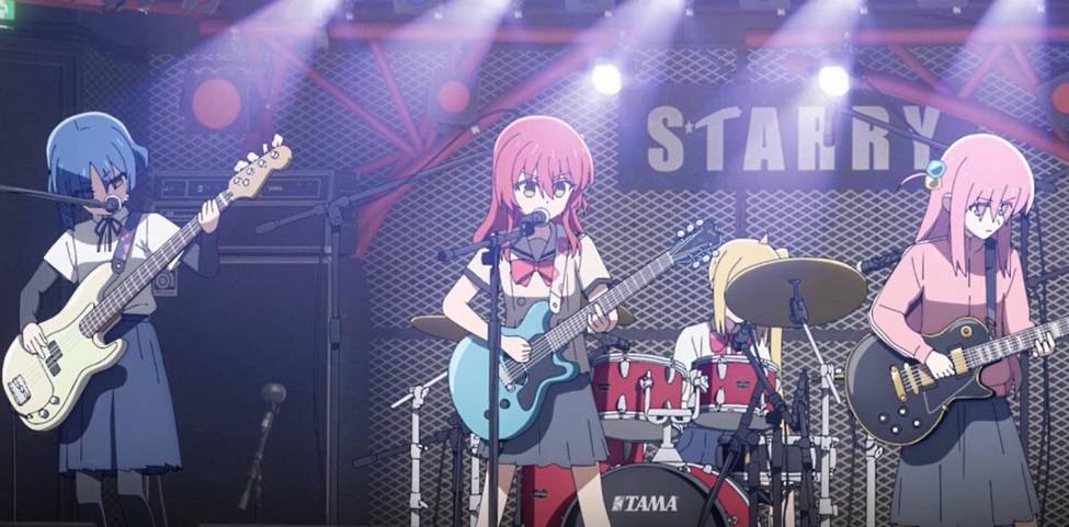 Kessoku Band dari anime Bocchi the Rock! (2022) (dok. CloverWorks/Bocchi the Rock!)