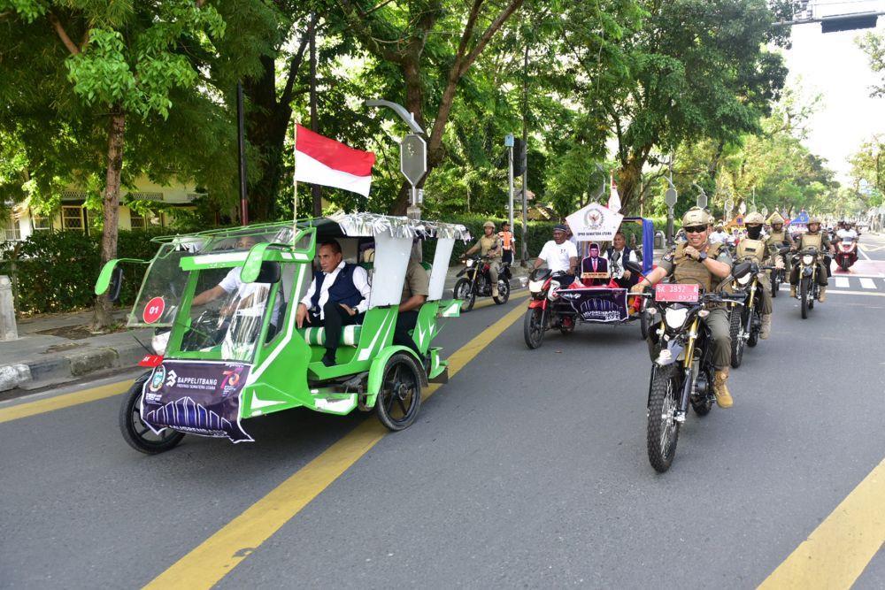 Edy Rahmayadi Ingin Becak Motor Lebih Mendunia