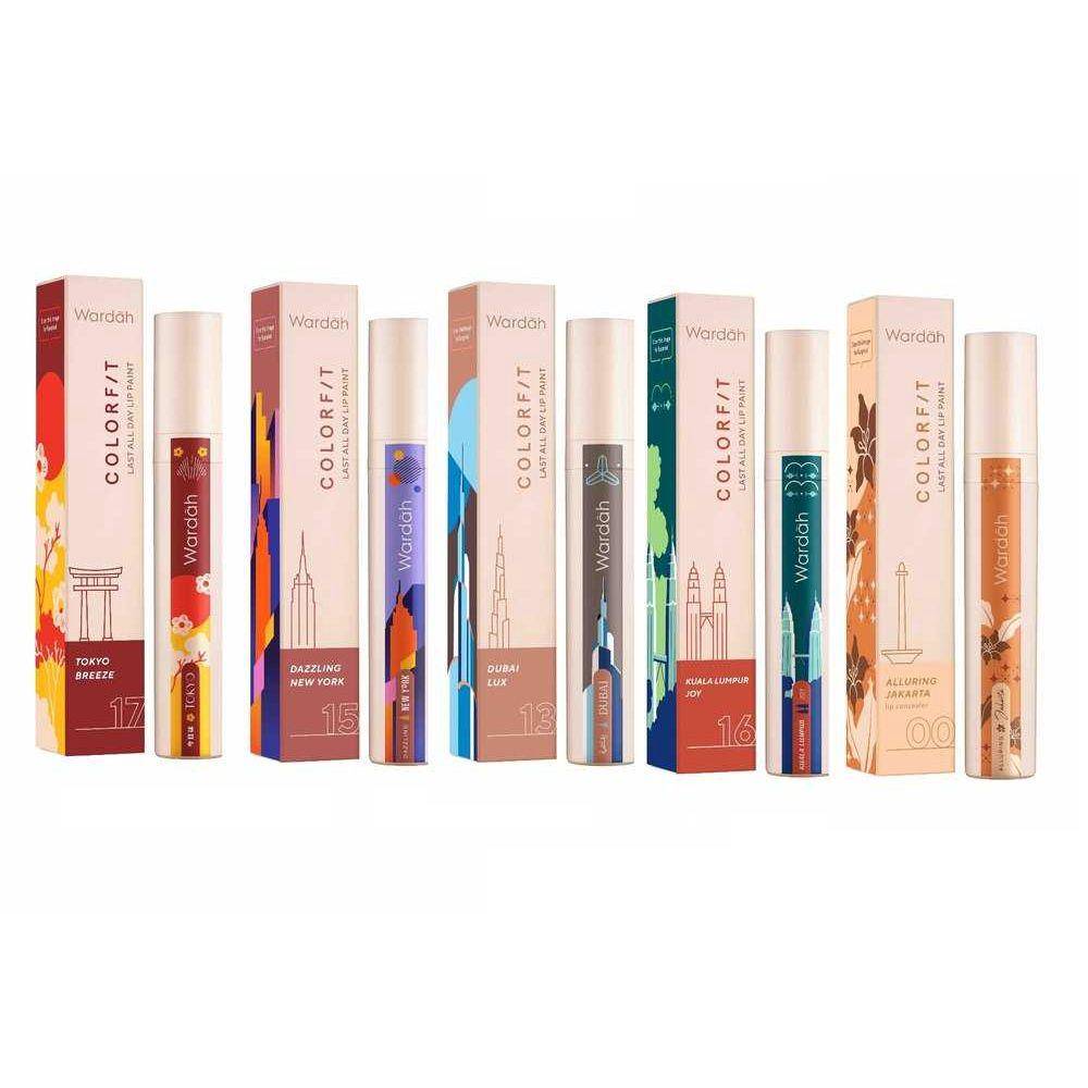 Wardah Colorfit Lip Paint Around The World Lip Cream (shopee.co.id/maple_leaf78)