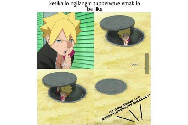 12 Meme Emak Marah Gara-gara Tupperware Hilang, Auto Dicoret dari KK