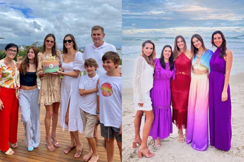 9 Potret Alessandra Ambrosio Rayakan Ultah Ke-42 Bareng Keluarga