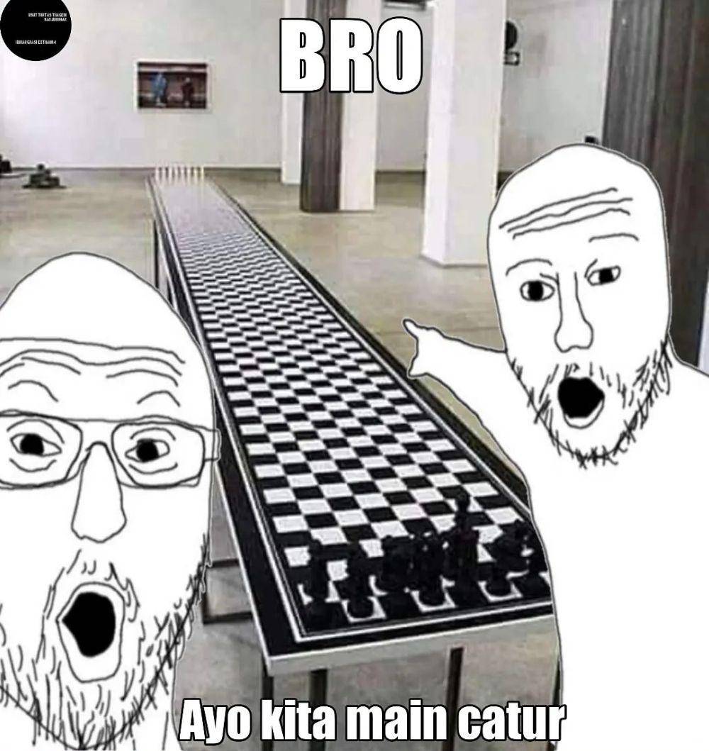 potret catur unik (instagram.com/kurangnasi4)