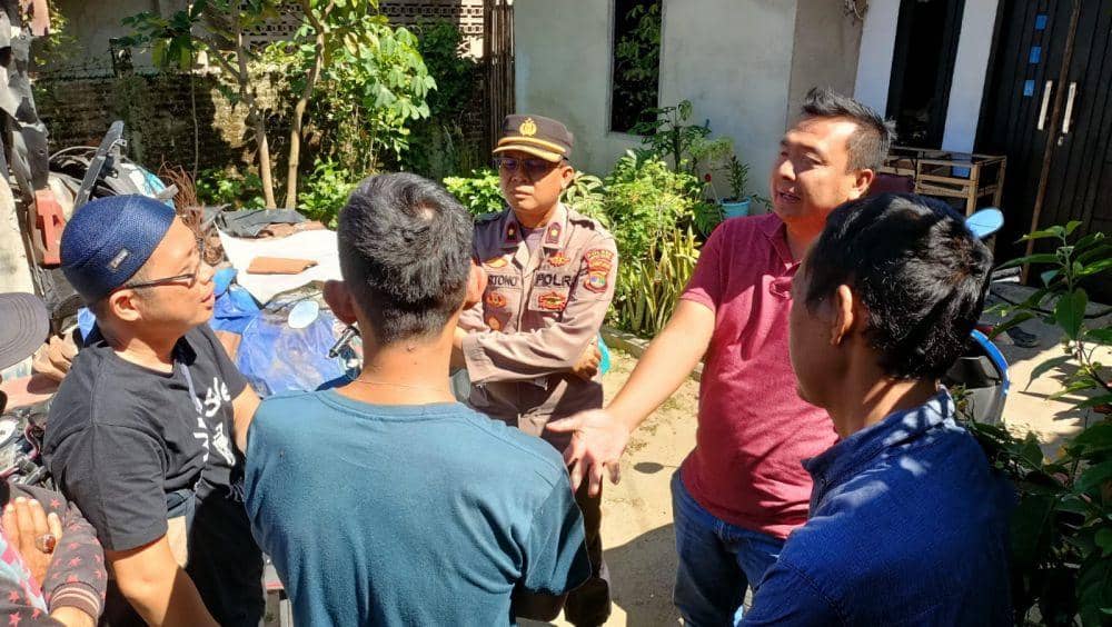 Lokasi penembakan pria di Lampung Selatan. (Dok. Polres Lampung Selatan).
