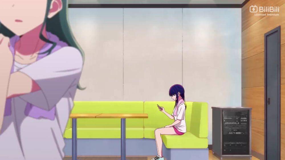 Ai membaca berbagai komentar buruk netizen (dok. Doga Kobo/ Oshi no Ko)