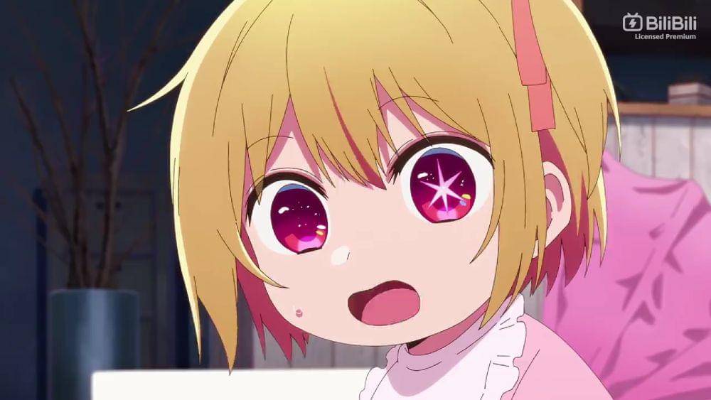 Sarina bereinkarnasi sebagai Ruby (dok. Doga Kobo/ Oshi no Ko)