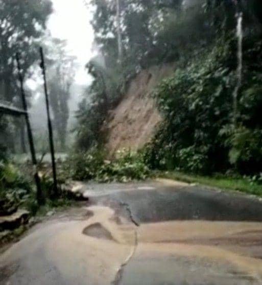 Longsor di Jalan Raya Mulyorejo Dusun Kaweden, Desa Mulyorejo, Kecamatan Ngantang, Kabupaten Malang. (IDN Times/Istimewa)
