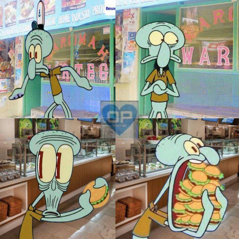 meme Ramadan di Bikini Bottom (facebook.com/afnyrenita)