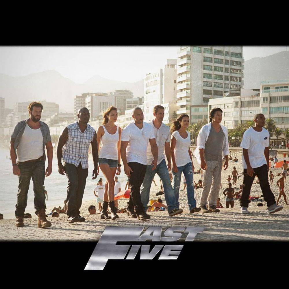 potret film Fast and Furious Five (instagram.com/fastfamily)