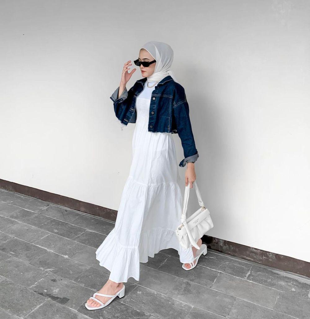 Daily outfit untuk lebaran (Instagram/fadhillakhaerunisa)