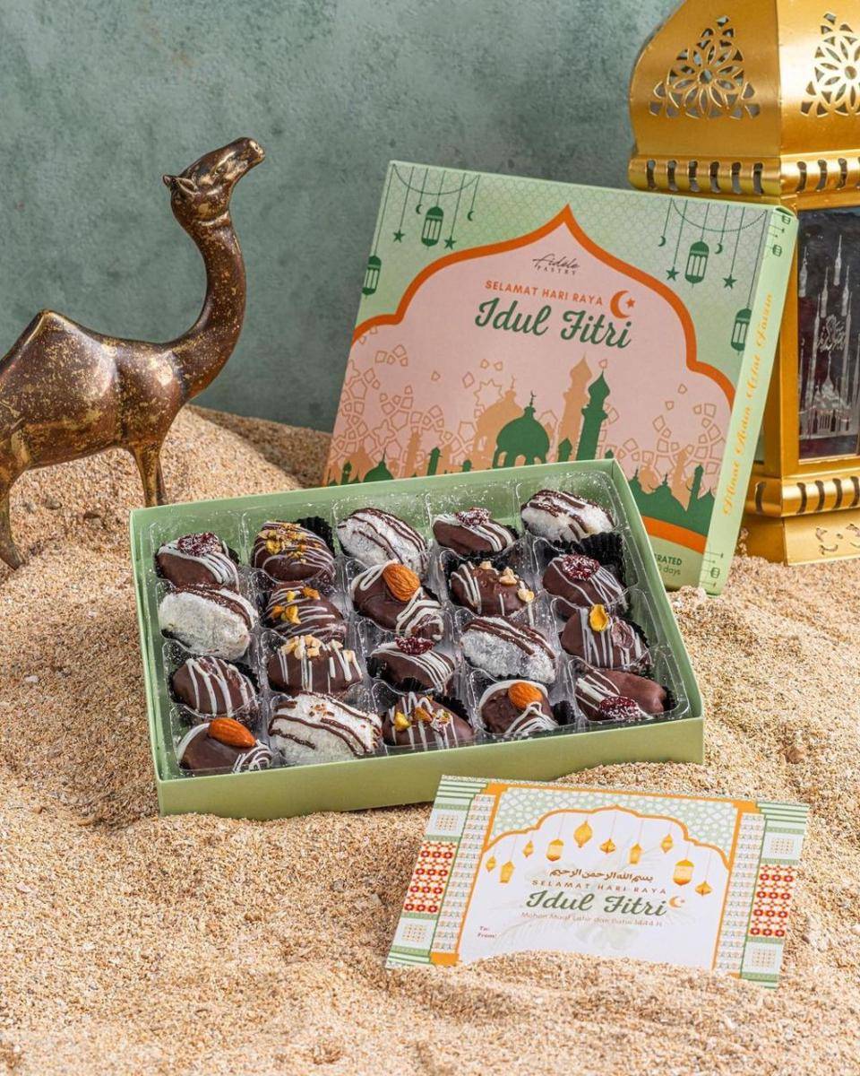 hampers cokelat kurma (instagram.com/fidelepastry)