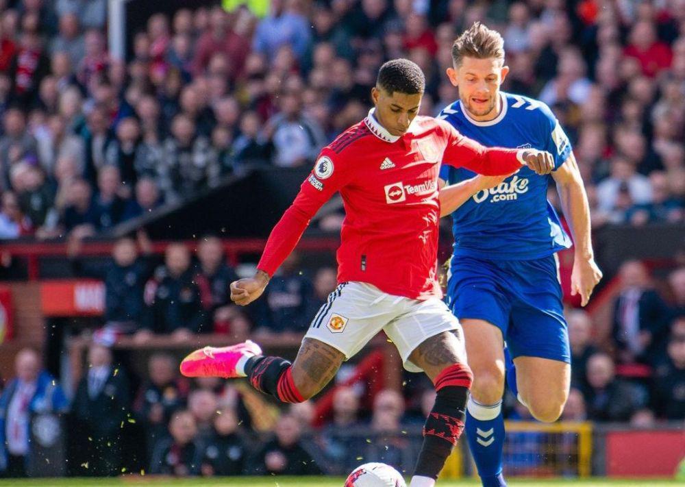Manchester United saat menghadapi Everton pada pekan ke-30 EPL 2022/2023. (instagram.com/manchesterunited)