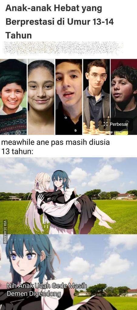 meme aku vs orang lain usia 15 tahun (1cak.com)