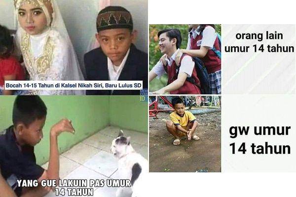 meme aku vs orang lain usia 15 tahun (instagram.com/memecomic.id | instagram.com/dagelan.kalteng)