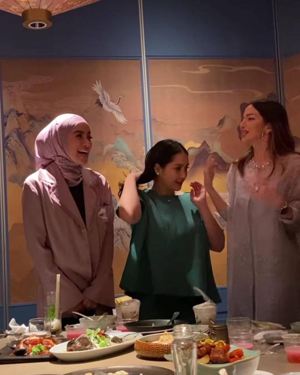 potret geng artis Cendol berbuka puasa (instagram.com/ashanty_ash)