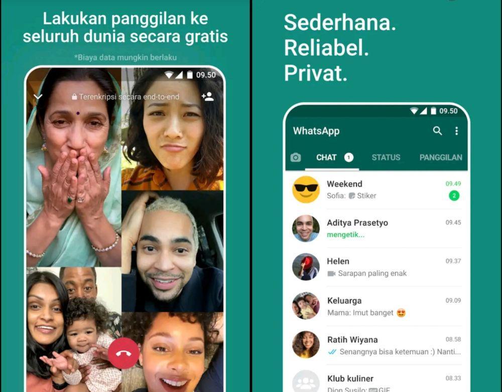 potret aplikasi WhatsApp (dok. WhatsApp LLC/WhatsApp )
