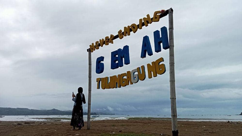 Pantai Gemah. (Dok.pribadi/Rangga Rafi'Arli)