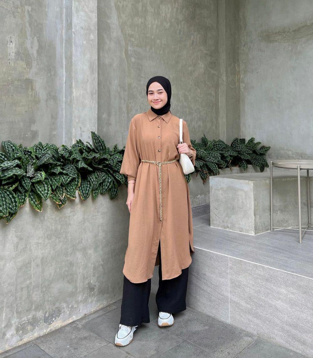 Daily outfit cocok untuk lebaran (Instagram/inikiranaaa_)