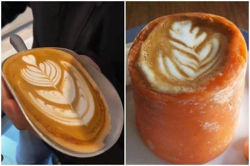 9 Potret Latte Disajikan di Wadah yang Gak Jelas, Gelasnya Mana?