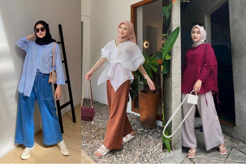 10 Ide OOTD Hijab ala Alifhia Fitri, Stylish buat Hangout!