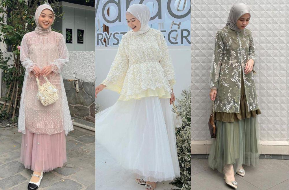 11 Inspirasi Busana Hari Raya Pakai Rok Tutu, Anggun nan Elegan