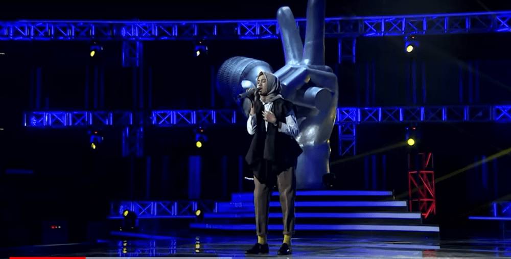 Salma membawakan 'I Put A Spell On You'. (youtube.com/@thevoiceindonesia)