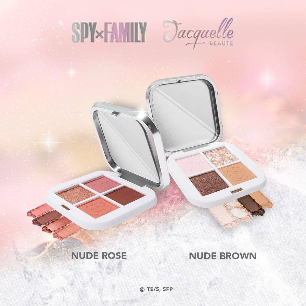Jacquelle Eyeshadow Palette SPY X FAMILY Collection - Nude Brown (shopee.co.id/jacquelle_official)
