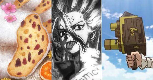 Senku dan dua penemuan terbaru ( Dok. TMS Entertaiment / Dr. Stone S3 )
