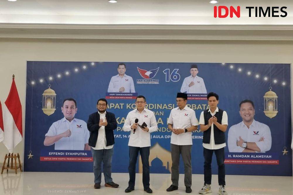 Peluncuran Aplikasi Poling Terbuka Partai Perindo (IDN Times/Ilman Nafi'an)
