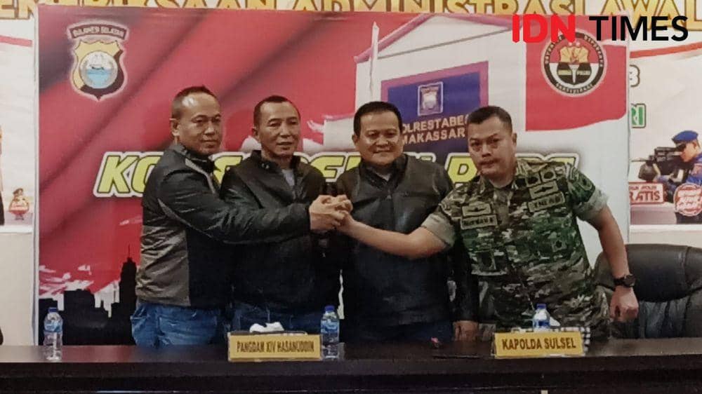Dua Jenderal Damaikan Pertikaian Anggota TNI-Polri di Makassar