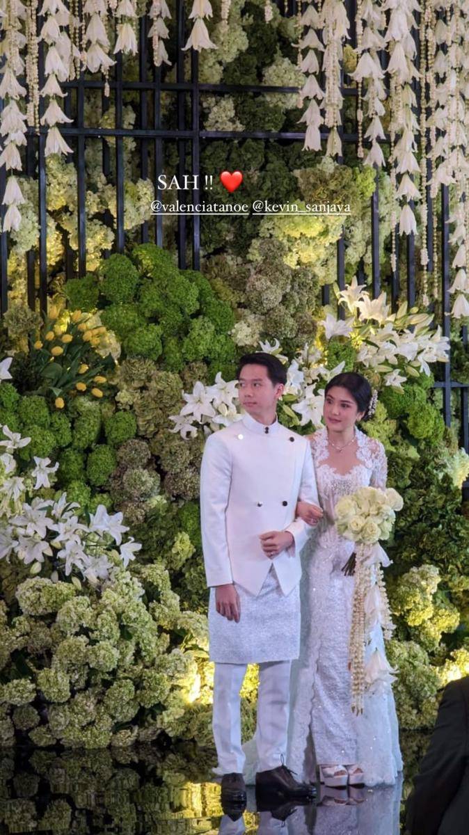 Kevin Sanjaya dan Valencia Tanoe menikah secara hukum (Instagram.com/natashiamidori)