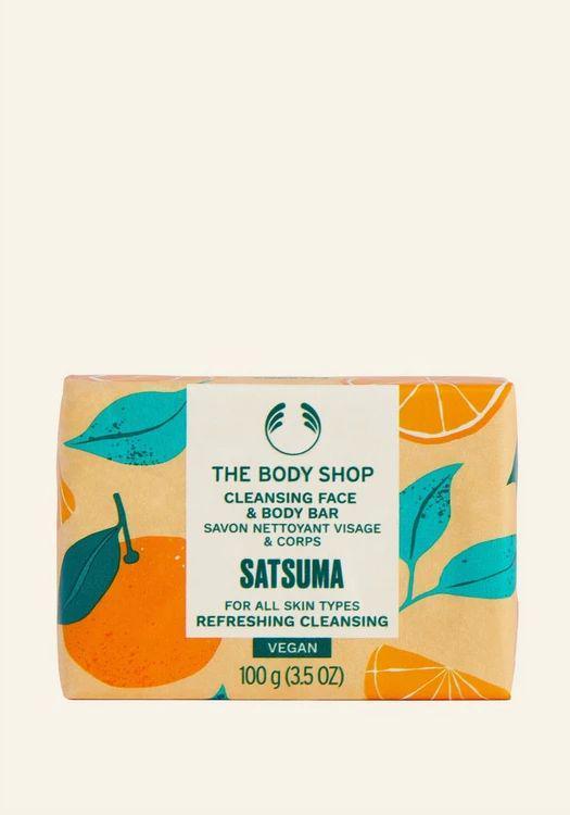 The Body Shop Satsuma Cleansing Face & Body Soap Bar (dok. The Body Shop)